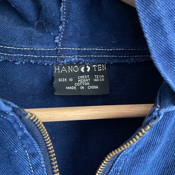 HANG TEN | Vintage style denim hooded anorak - Picture 6 of 8